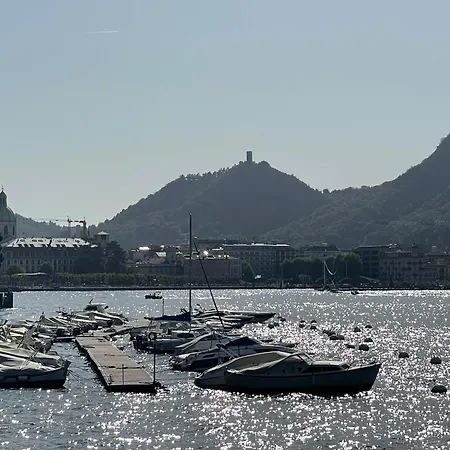 Front View On Viale Geno Como