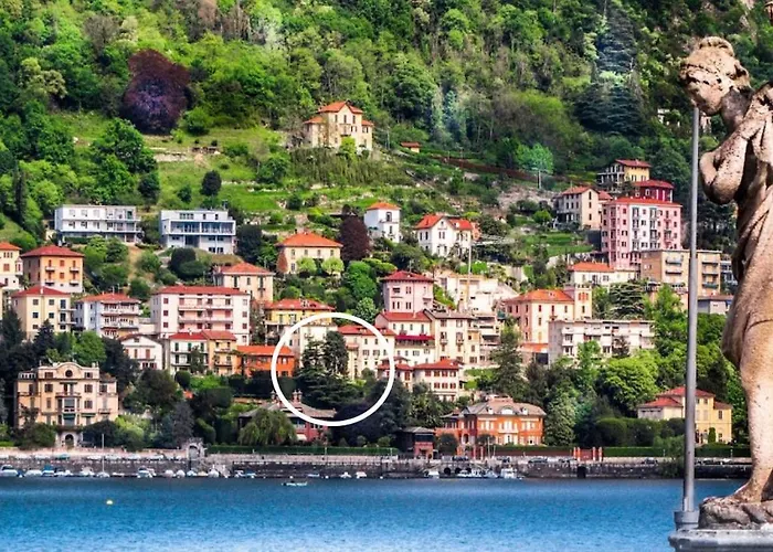 Front View On Viale Geno Como