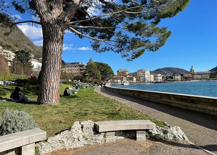 Front View On Viale Geno * Como