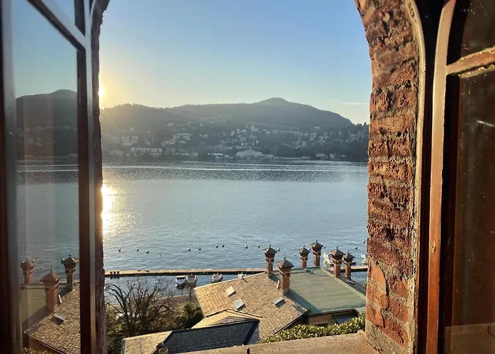 Front View On Viale Geno * Como