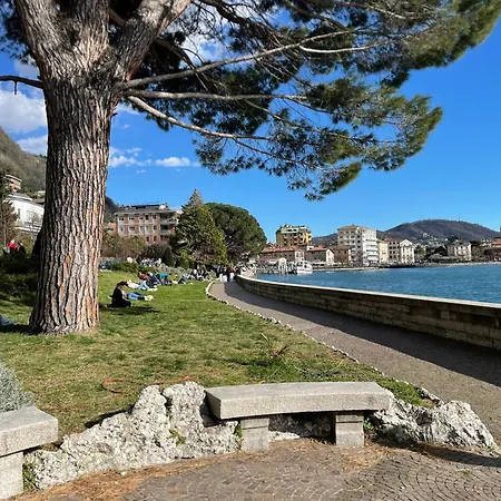 Front View On Viale Geno * Como