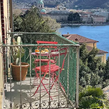 Front View On Viale Geno Como